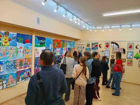 25 традиційна виставка дитячої творчості "Зимовий вернісаж"