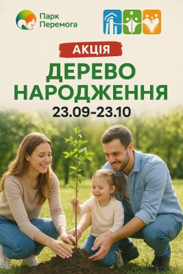 Родинна акція в парку "Перемога" "ДЕРЕВО ЖИТТЯ"!