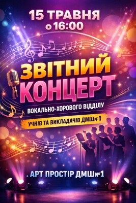 Звітний концерт ПДМШ№1 ім.П.Майбороди (вокально-хоровий відділ)